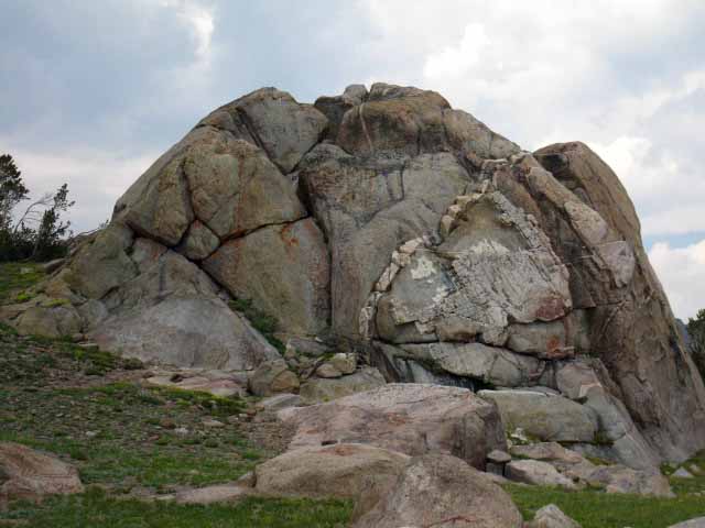 Great Granite Rock in High Emigrant Basin.